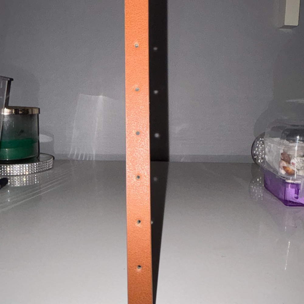 Ardene Brown Leather Belt with Silver Buckle - Picture 2 of 2